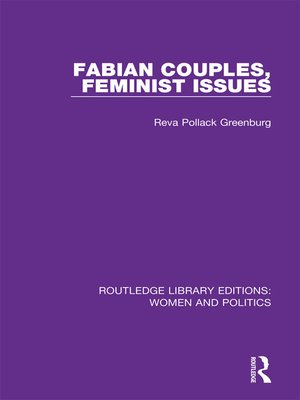 cover image of Fabian Couples, Feminist Issues